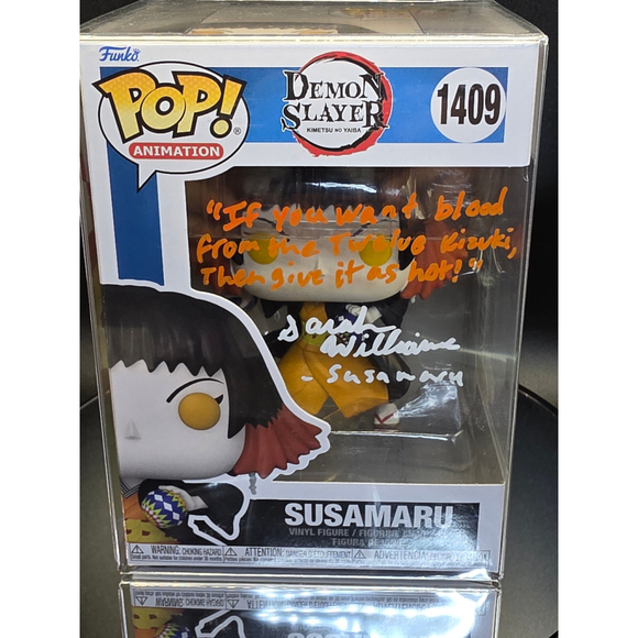 Susamaru Demon Slayer #1409 autograph/signed by Sarah Williams